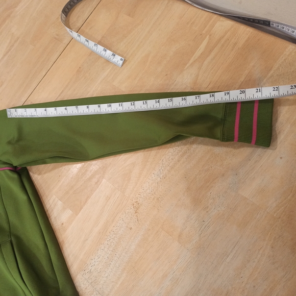 The North Face Girls M A5 SeriesOlive Green w Pink AccentsWarm-Up Jacket - Picture 14 of 15